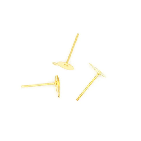 Earring Post With Hole (available in 2 colours)